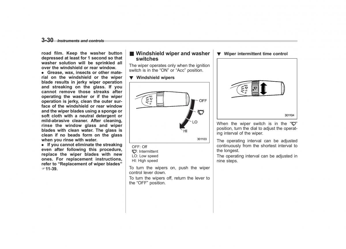 Subaru Forester III 3 owners manual / page 141