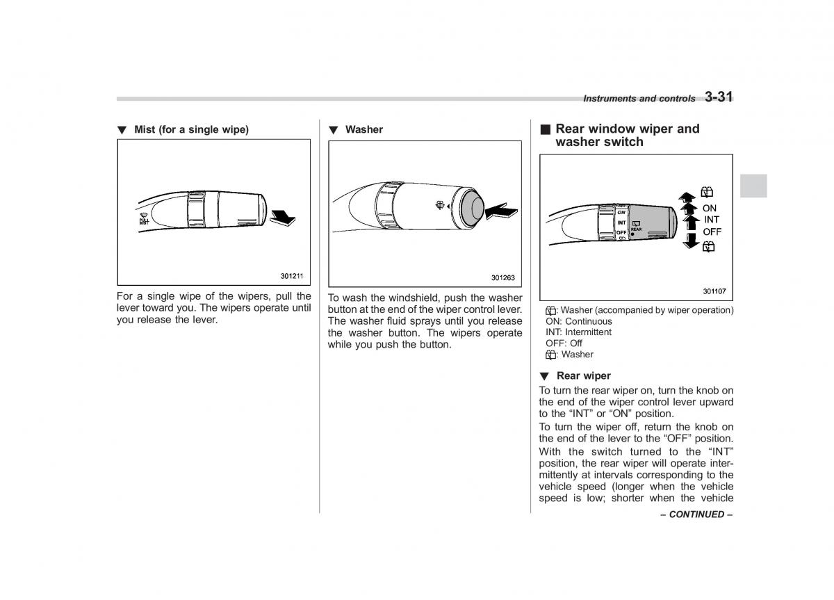 Subaru Forester III 3 owners manual / page 142