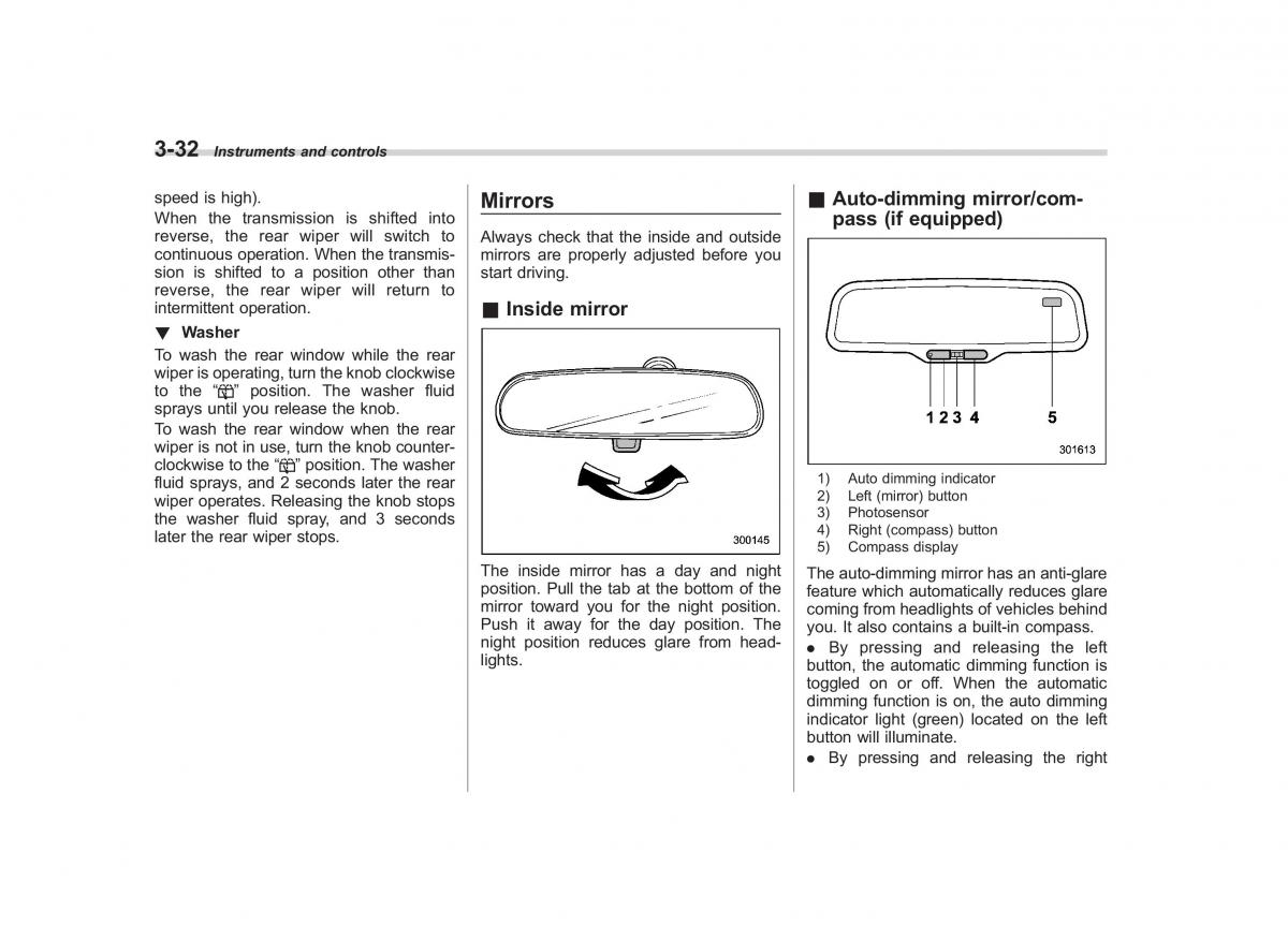 Subaru Forester III 3 owners manual / page 143