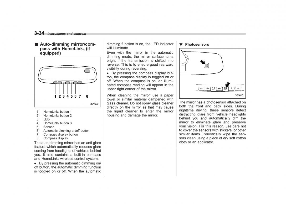 Subaru Forester III 3 owners manual / page 145