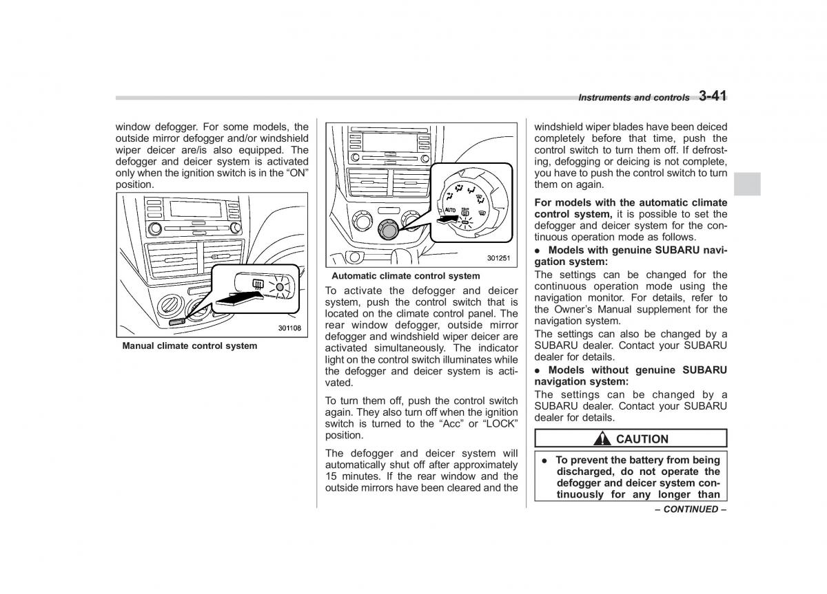 Subaru Forester III 3 owners manual / page 152