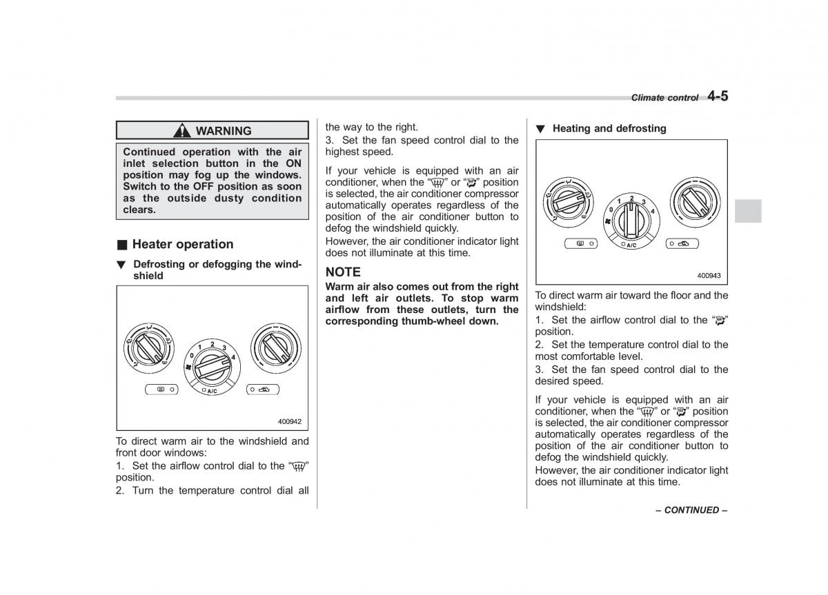 Subaru Forester III 3 owners manual / page 160