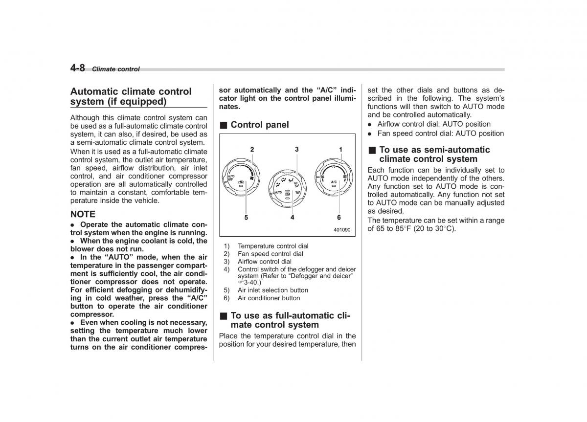 Subaru Forester III 3 owners manual / page 163