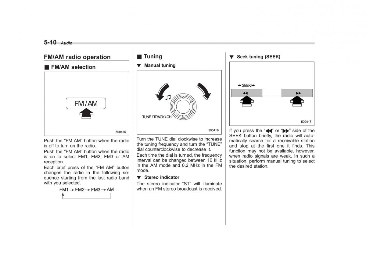 Subaru Forester III 3 owners manual / page 181