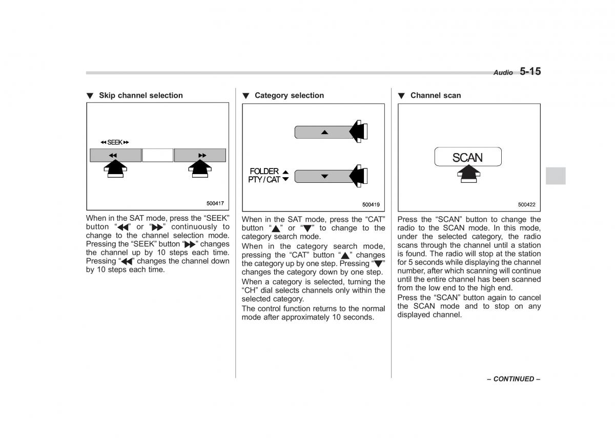 Subaru Forester III 3 owners manual / page 186