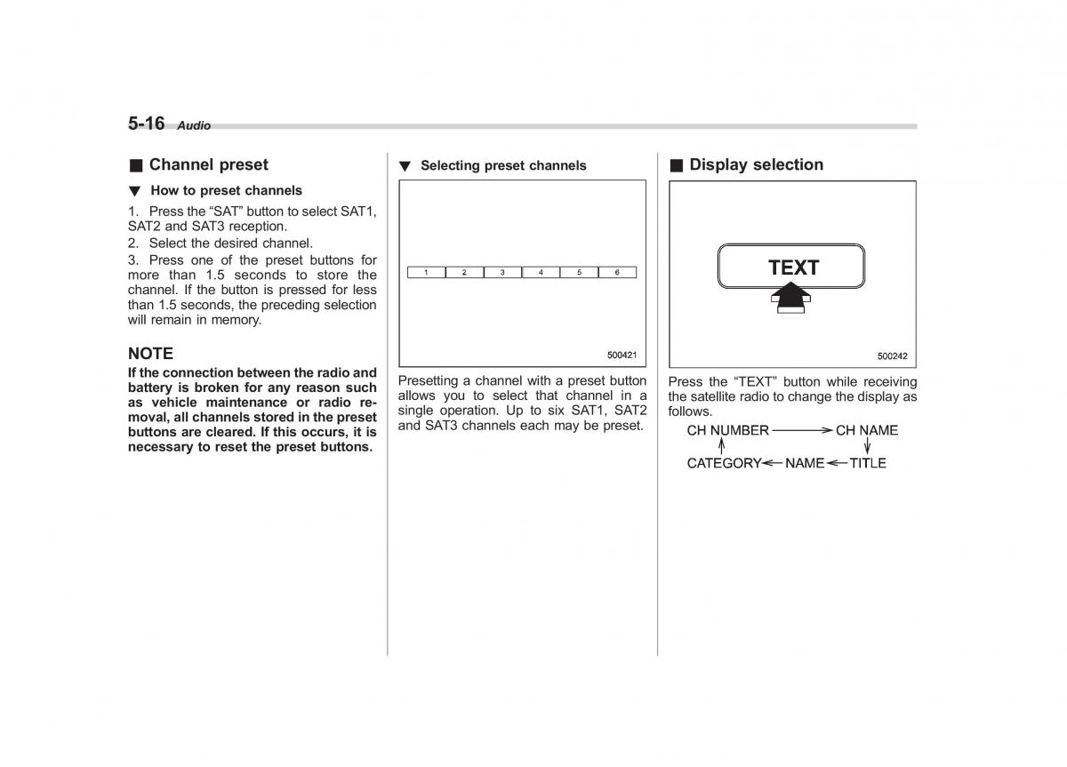 Subaru Forester III 3 owners manual / page 187