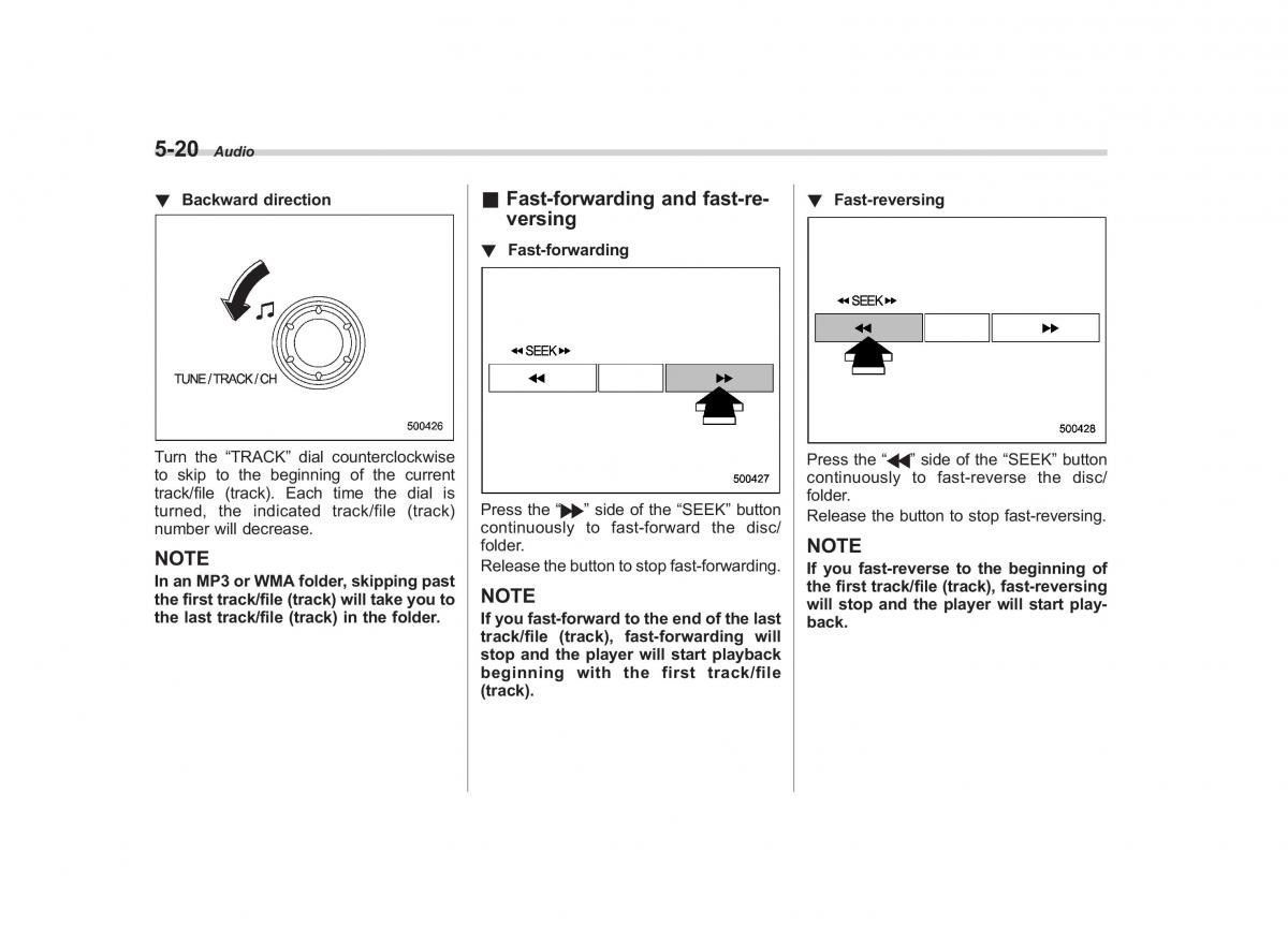 Subaru Forester III 3 owners manual / page 191