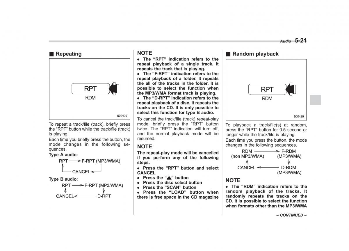 Subaru Forester III 3 owners manual / page 192