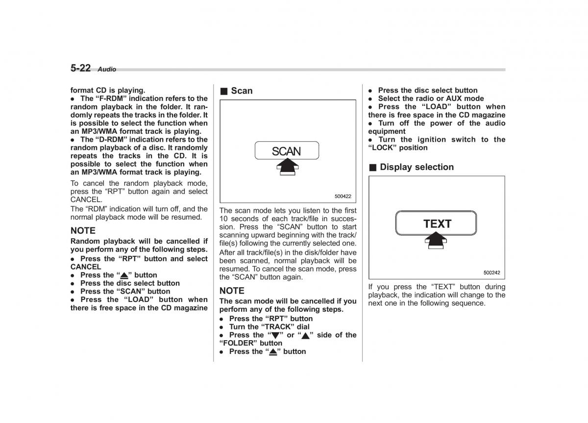 Subaru Forester III 3 owners manual / page 193