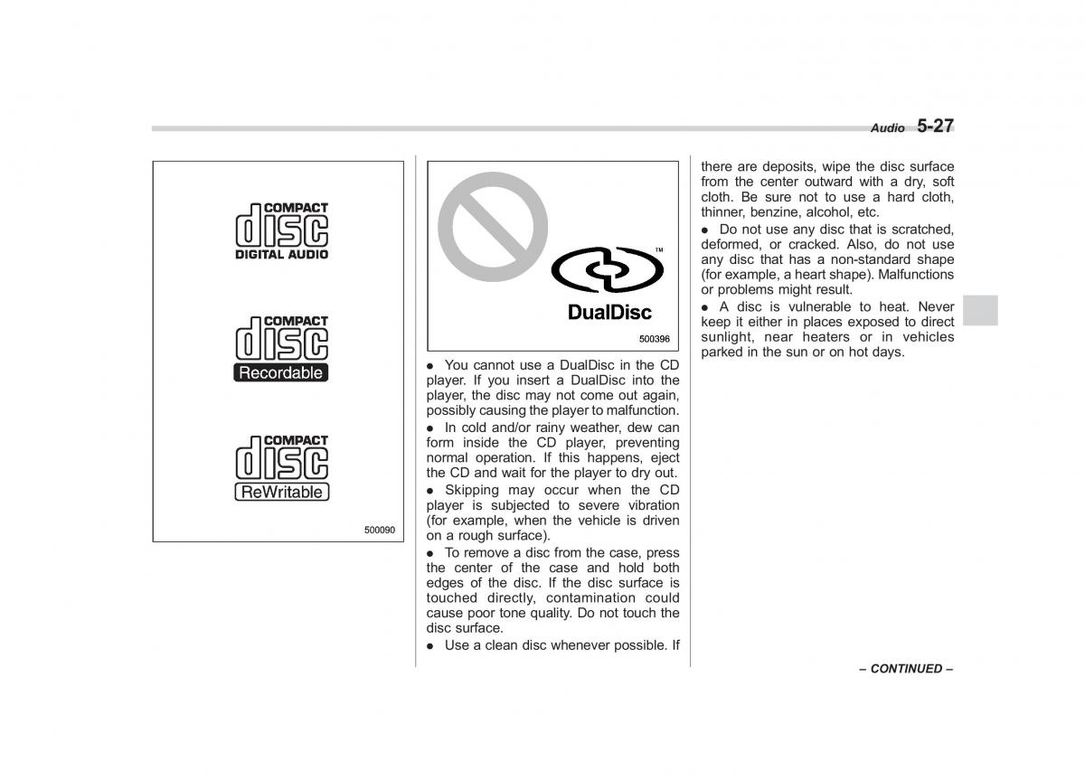 Subaru Forester III 3 owners manual / page 198