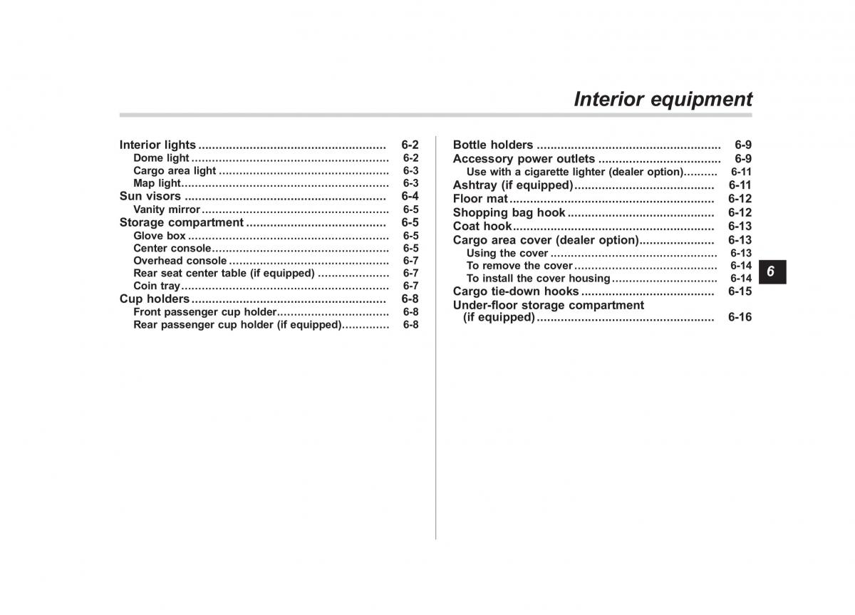 Subaru Forester III 3 owners manual / page 202