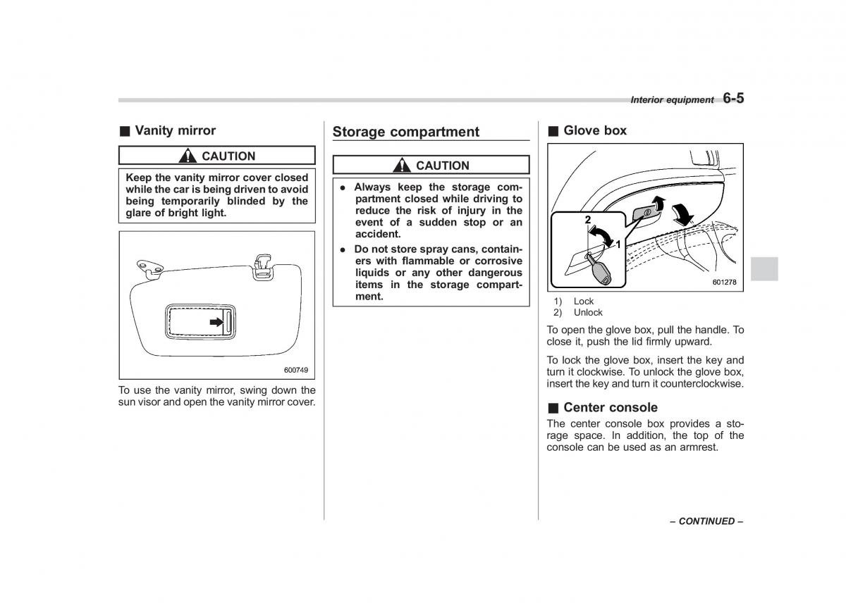 Subaru Forester III 3 owners manual / page 206