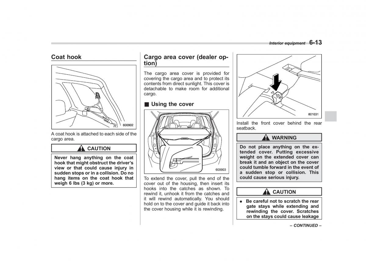 Subaru Forester III 3 owners manual / page 214