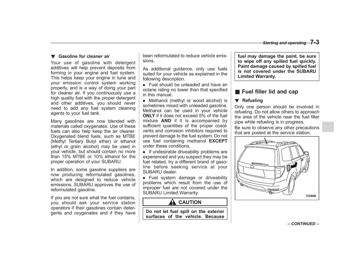 Subaru Forester III 3 owners manual / page 220