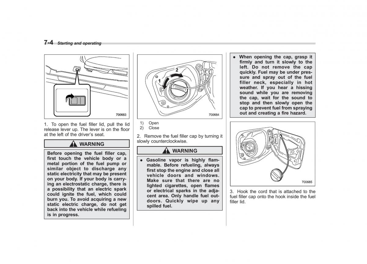 Subaru Forester III 3 owners manual / page 221