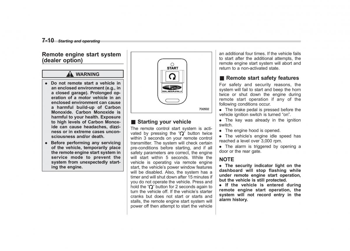 Subaru Forester III 3 owners manual / page 227