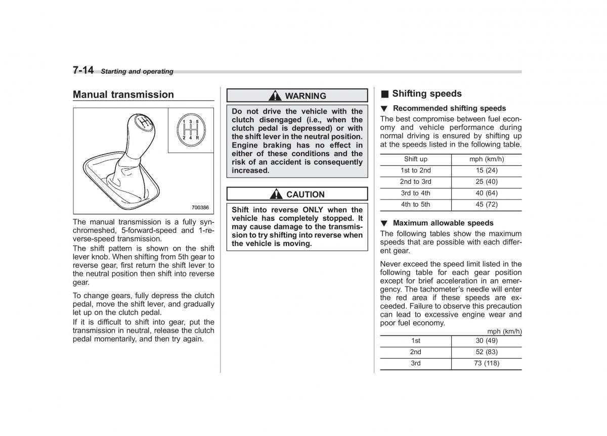 Subaru Forester III 3 owners manual / page 231