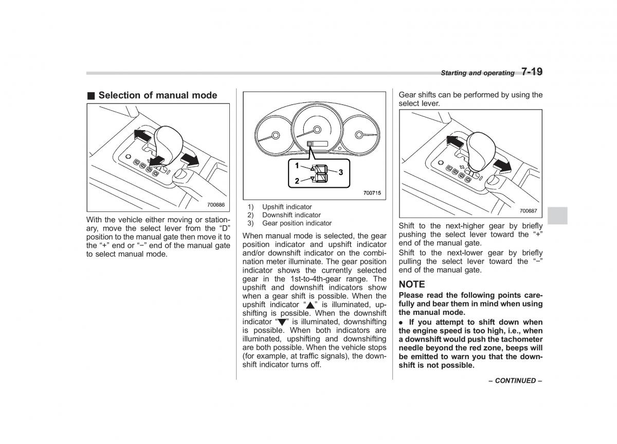 Subaru Forester III 3 owners manual / page 236