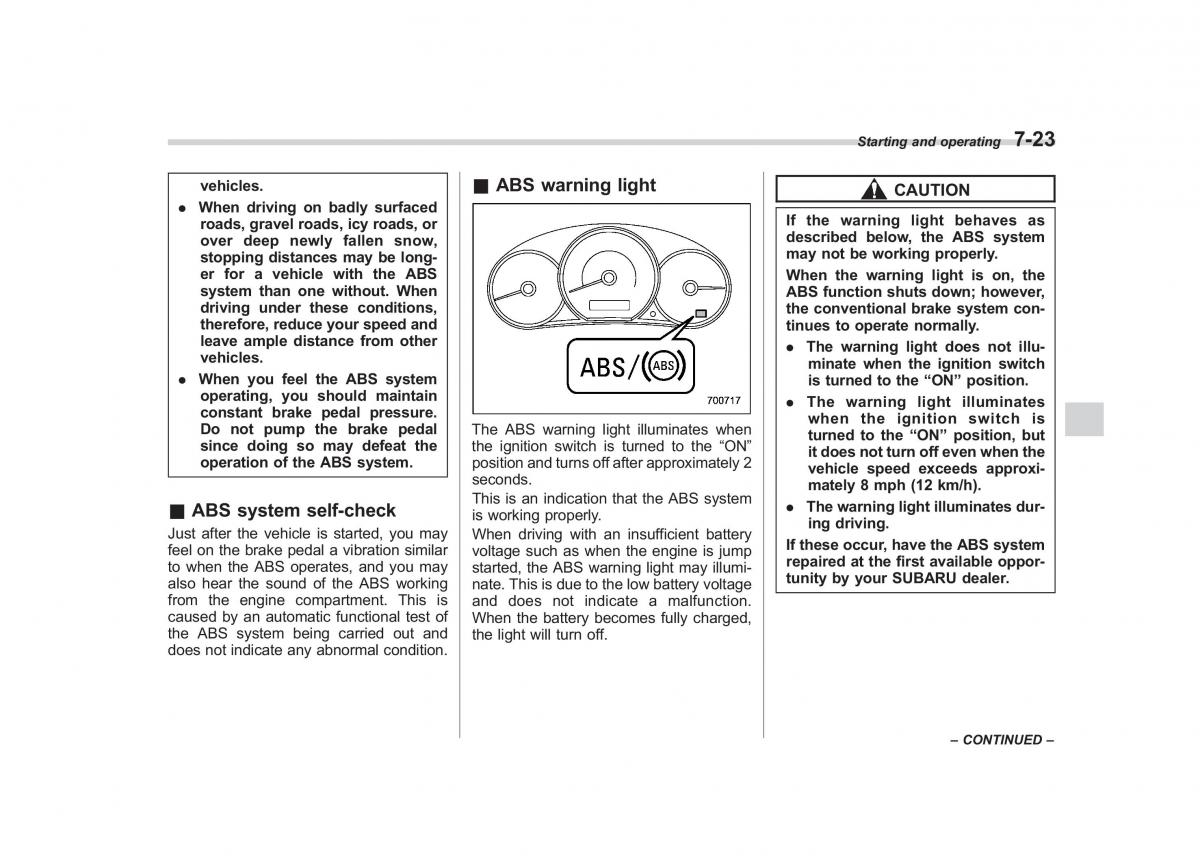 Subaru Forester III 3 owners manual / page 240