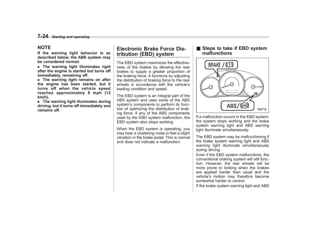 Subaru Forester III 3 owners manual / page 241