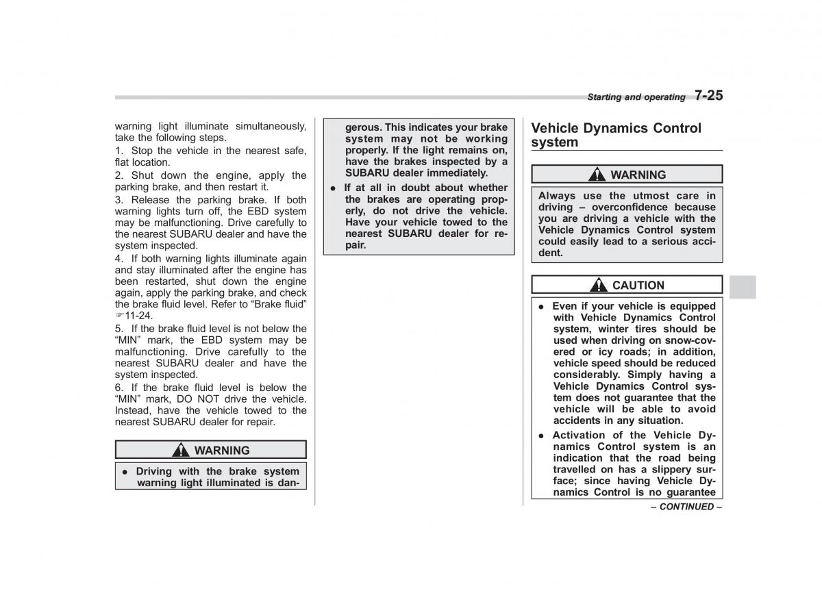 Subaru Forester III 3 owners manual / page 242