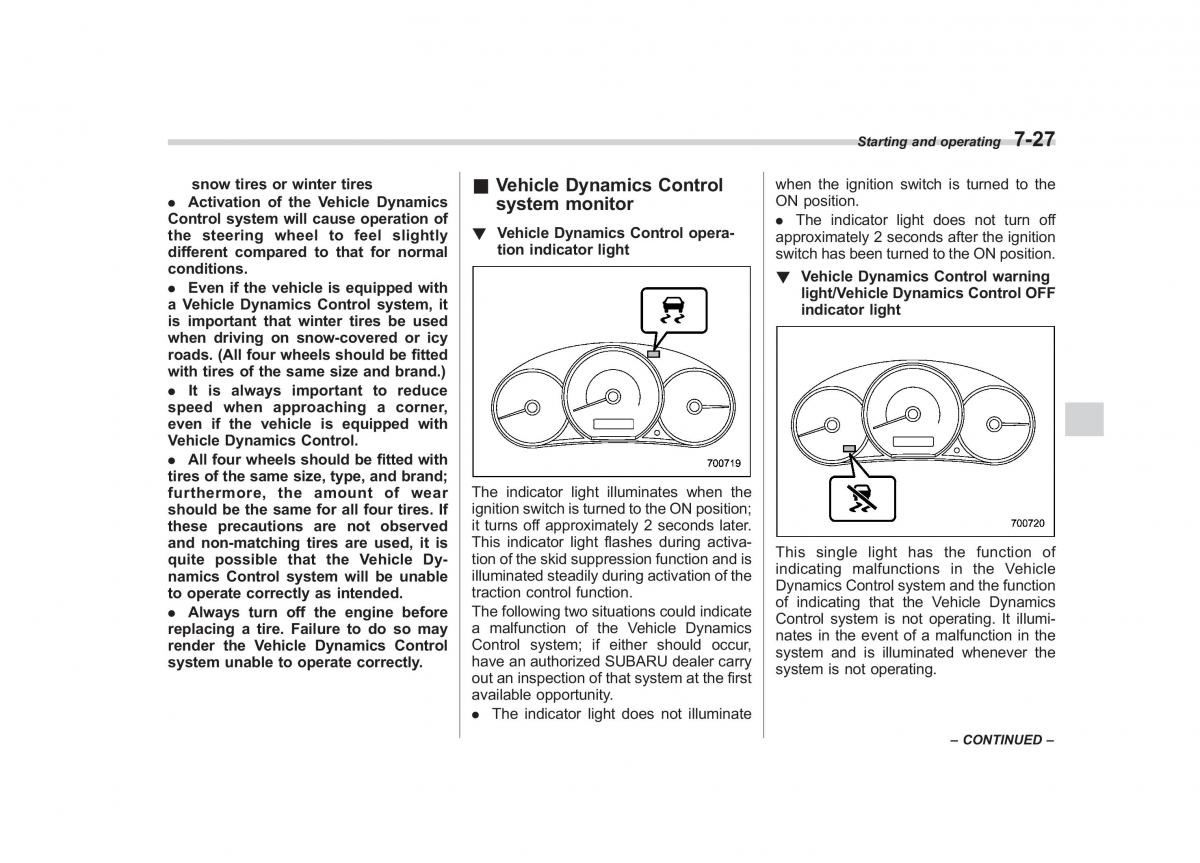 Subaru Forester III 3 owners manual / page 244