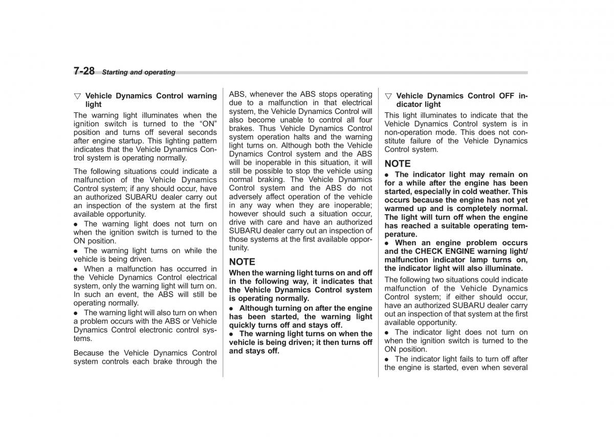 Subaru Forester III 3 owners manual / page 245