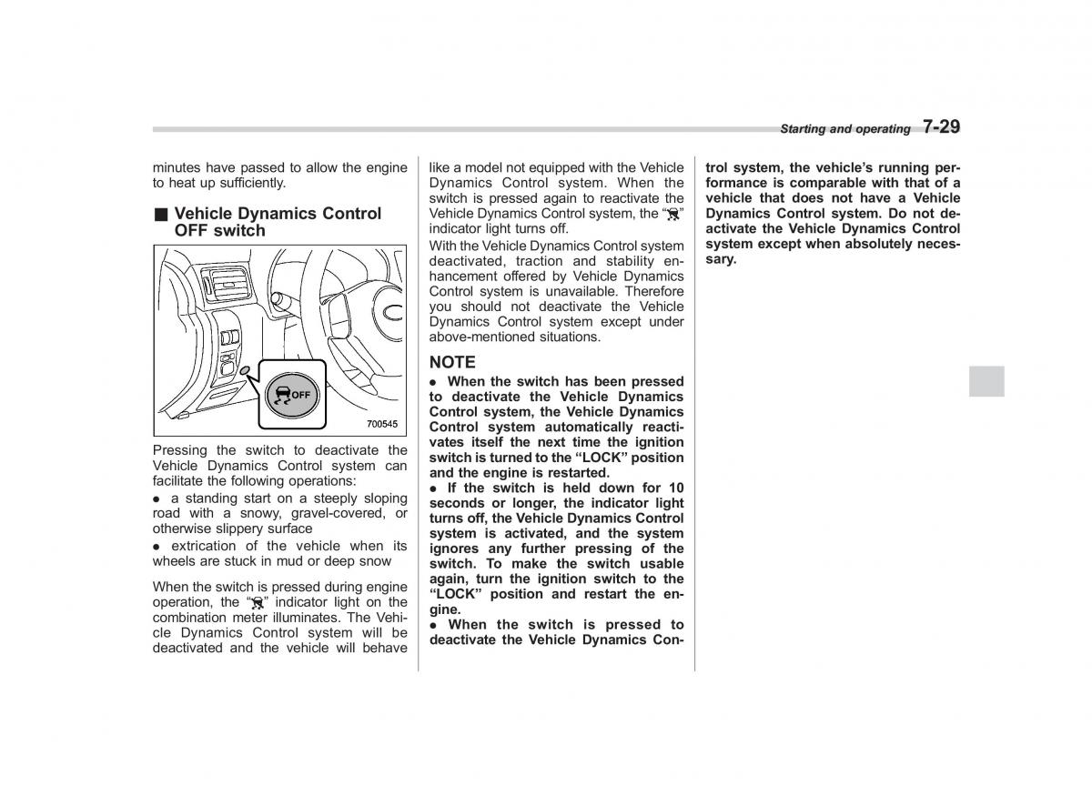 Subaru Forester III 3 owners manual / page 246