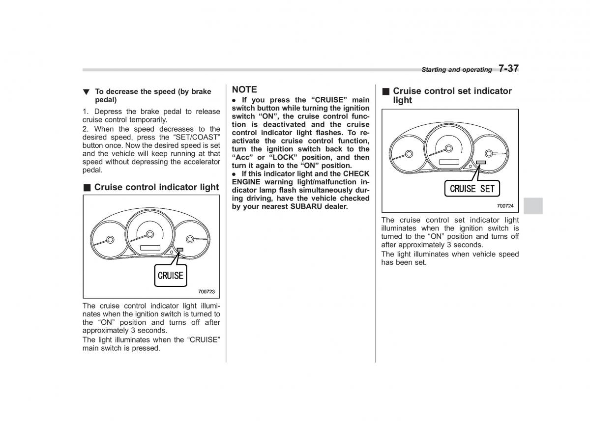 Subaru Forester III 3 owners manual / page 254