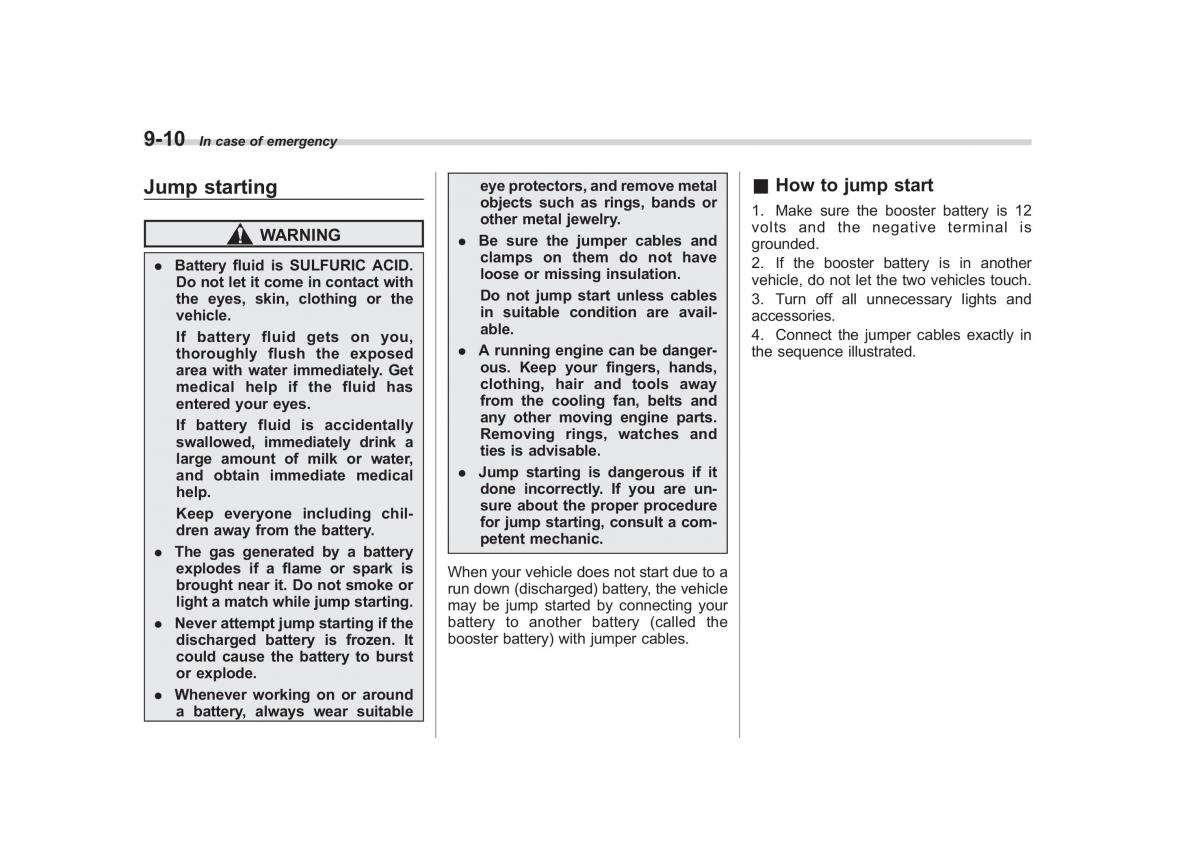 Subaru Forester III 3 owners manual / page 291