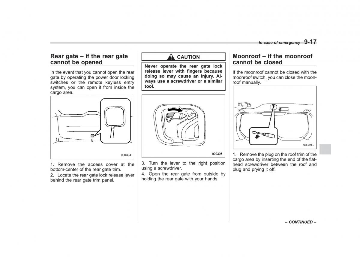 Subaru Forester III 3 owners manual / page 298