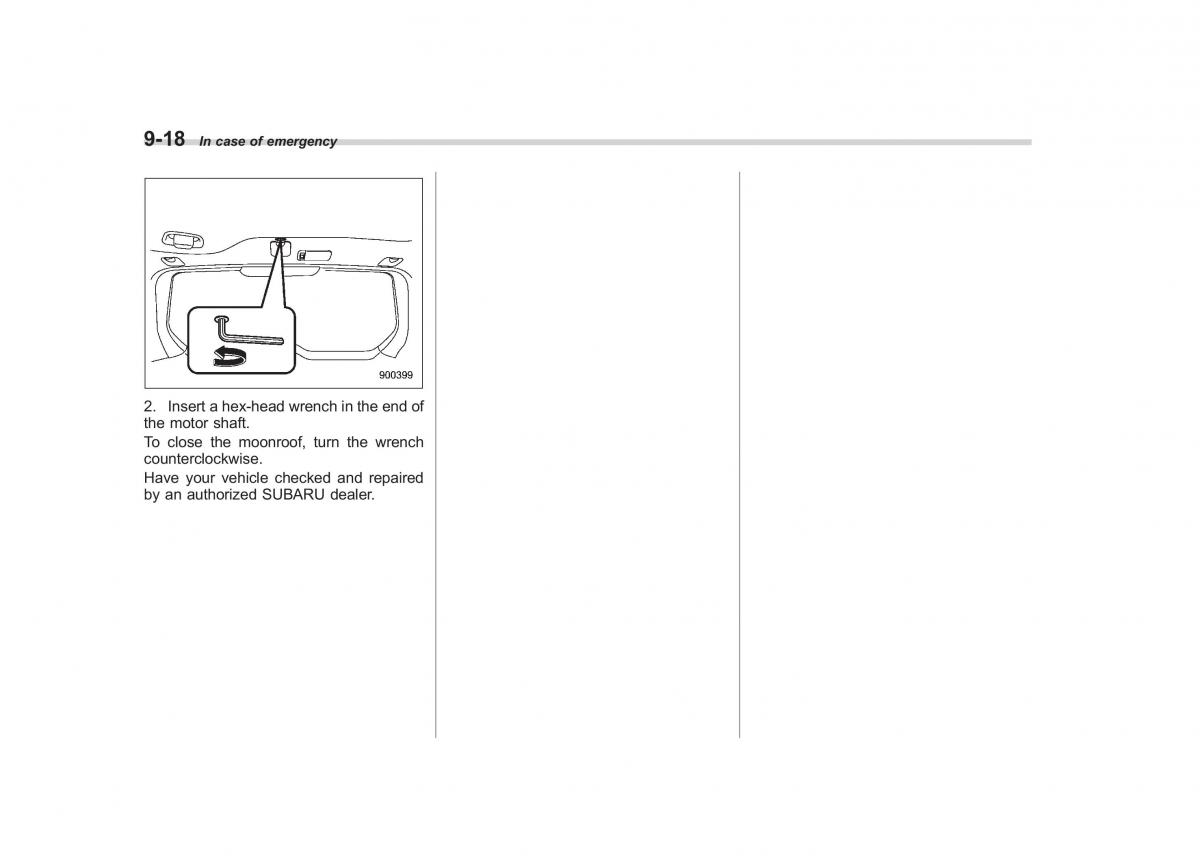 Subaru Forester III 3 owners manual / page 299