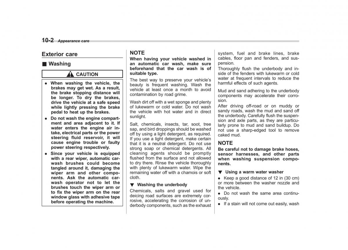 Subaru Forester III 3 owners manual / page 301