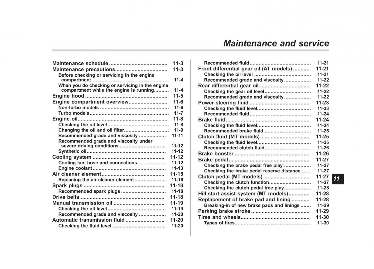 Subaru Forester III 3 owners manual / page 306