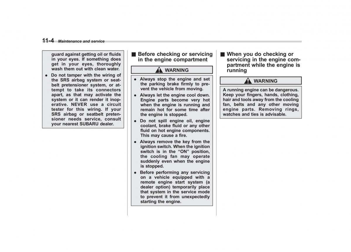 Subaru Forester III 3 owners manual / page 309