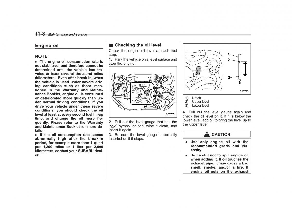 Subaru Forester III 3 owners manual / page 313