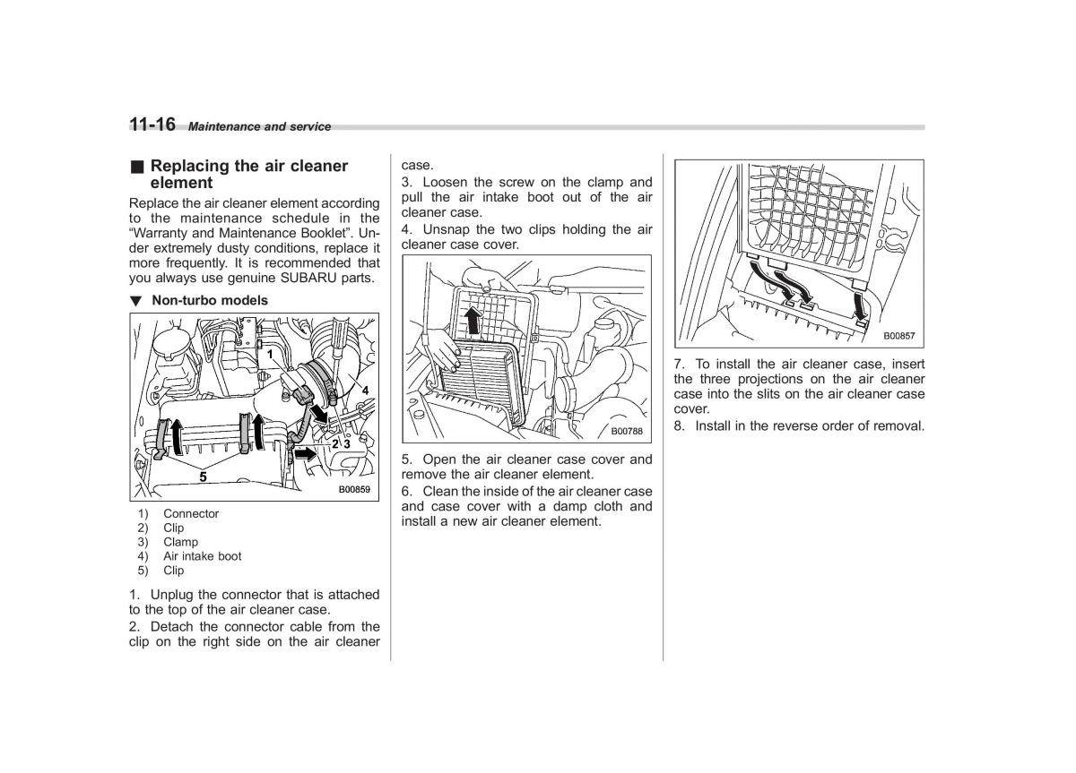 Subaru Forester III 3 owners manual / page 321