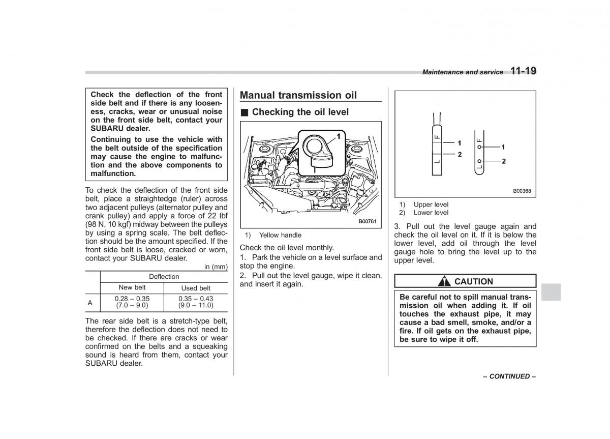 Subaru Forester III 3 owners manual / page 324