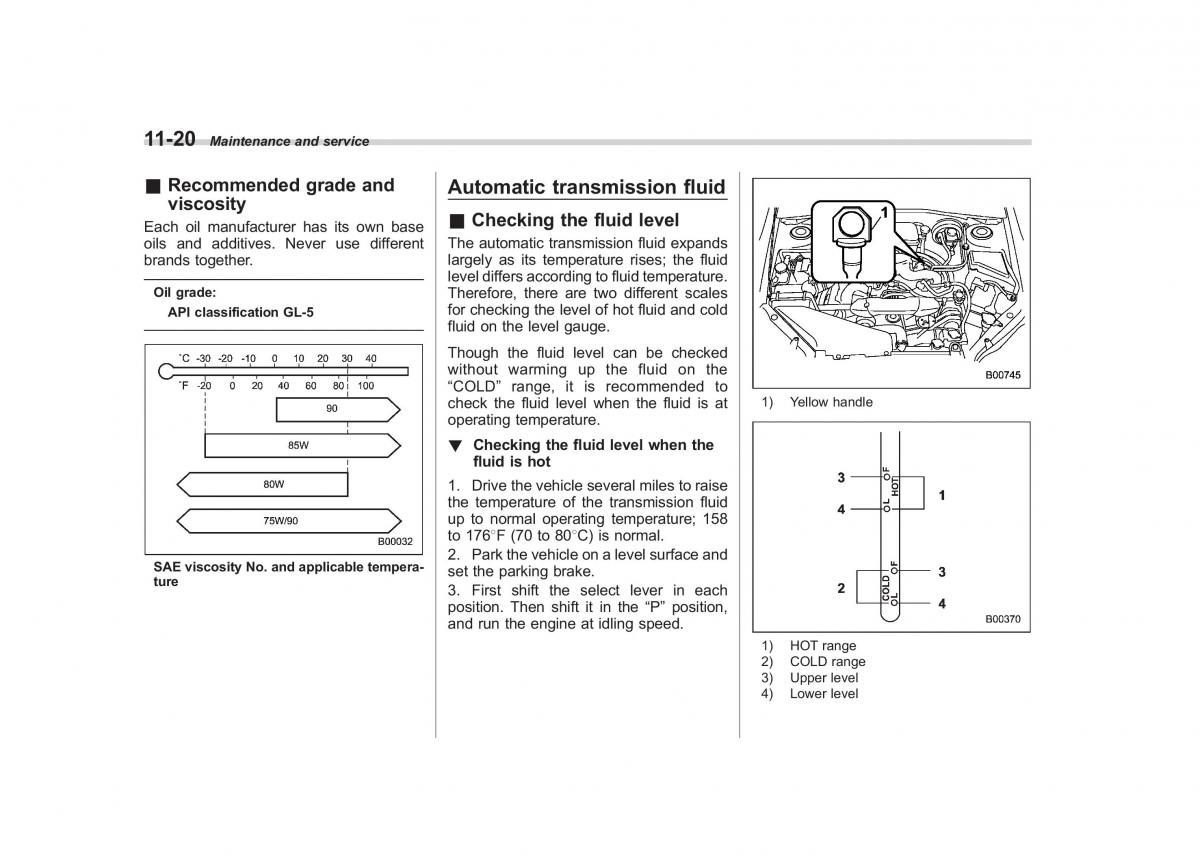 Subaru Forester III 3 owners manual / page 325