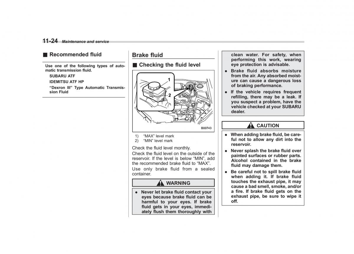 Subaru Forester III 3 owners manual / page 329