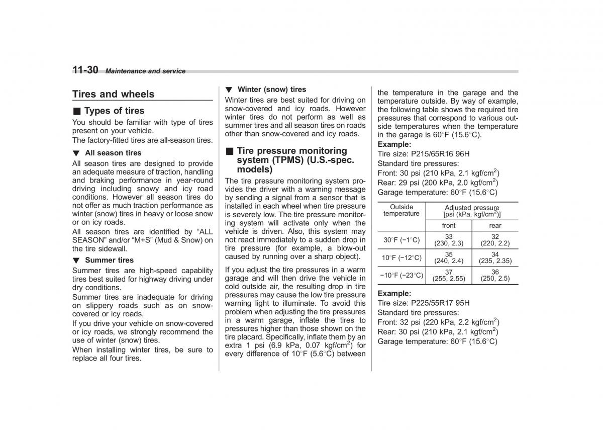 Subaru Forester III 3 owners manual / page 335