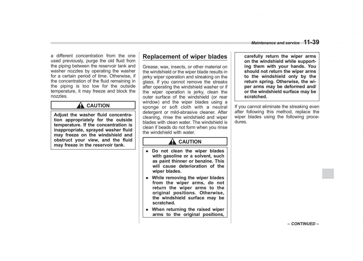 Subaru Forester III 3 owners manual / page 344