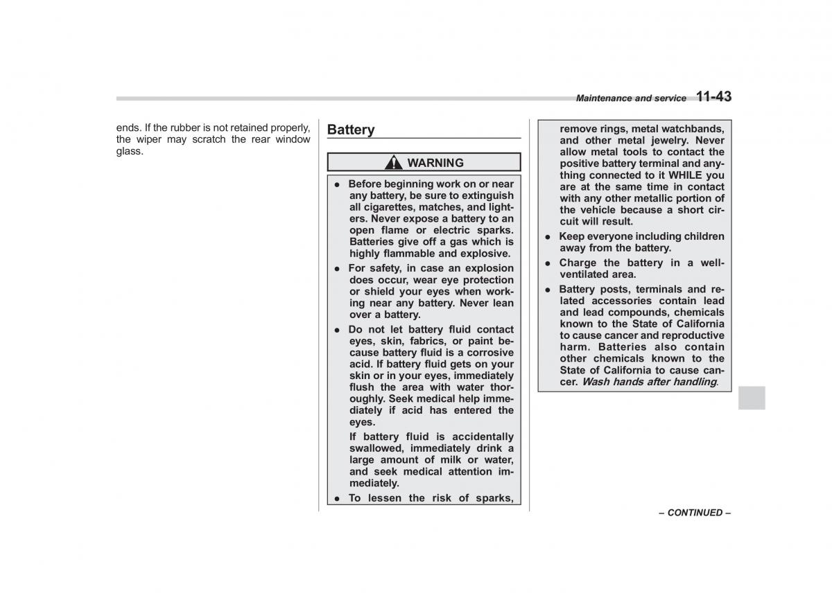 Subaru Forester III 3 owners manual / page 348