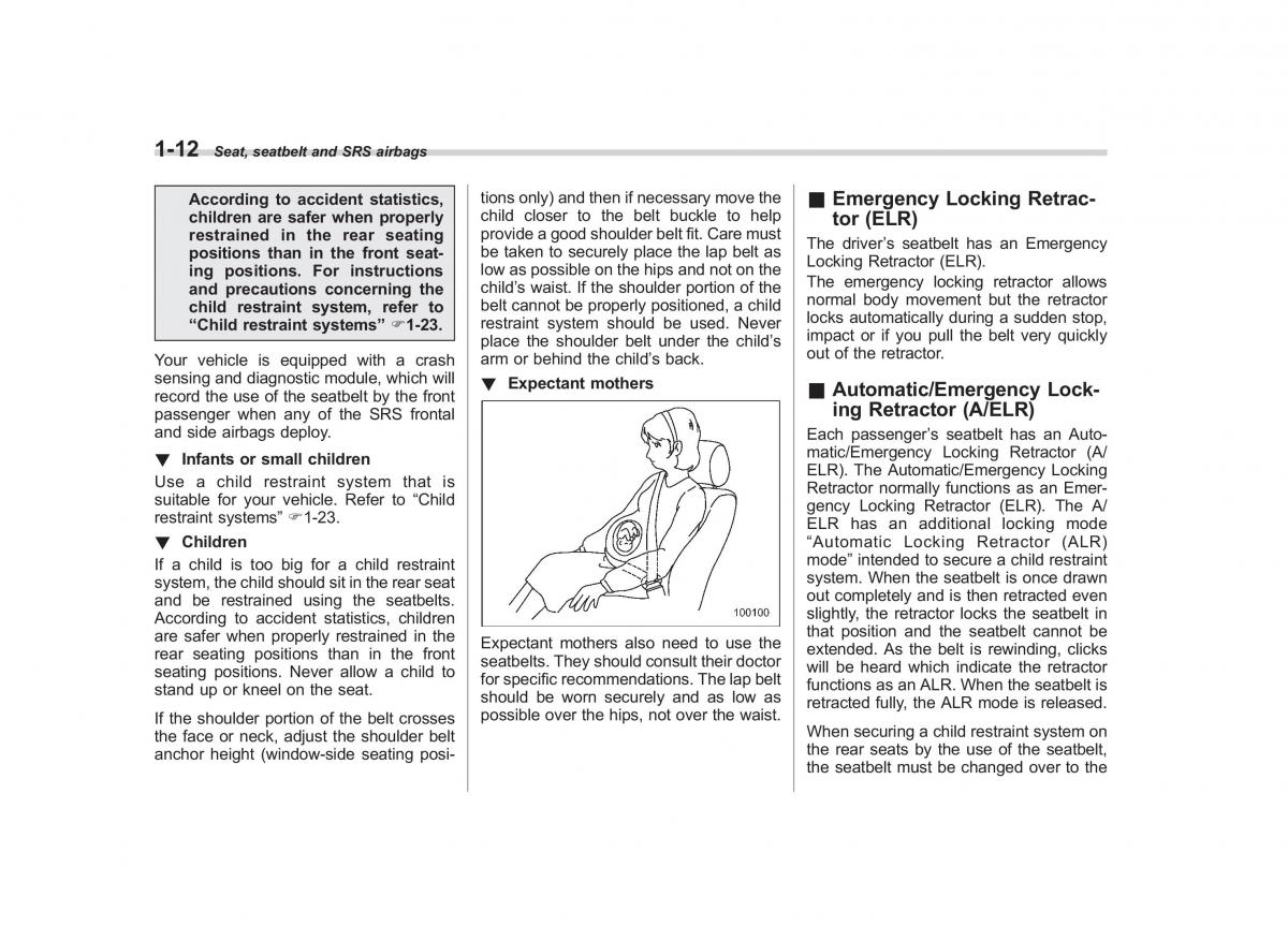 Subaru Forester III 3 owners manual / page 35