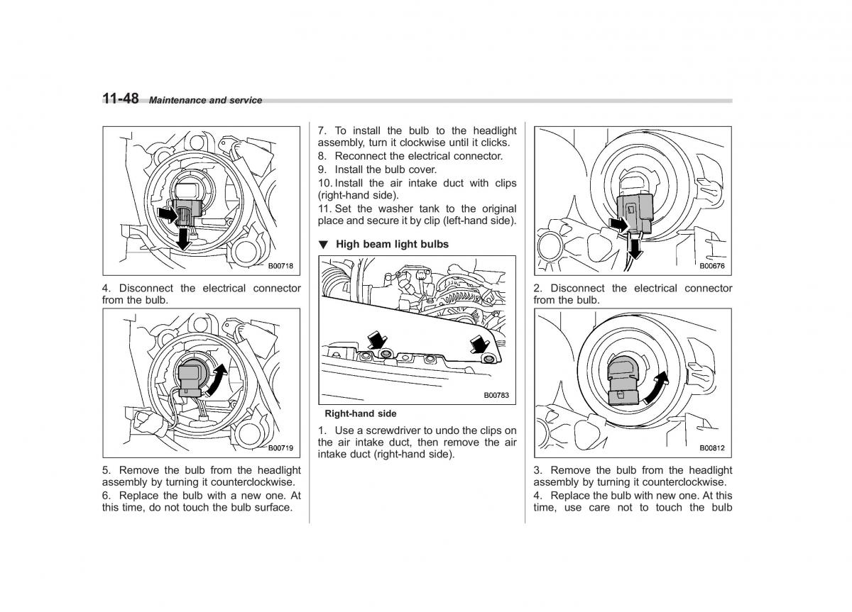 Subaru Forester III 3 owners manual / page 353