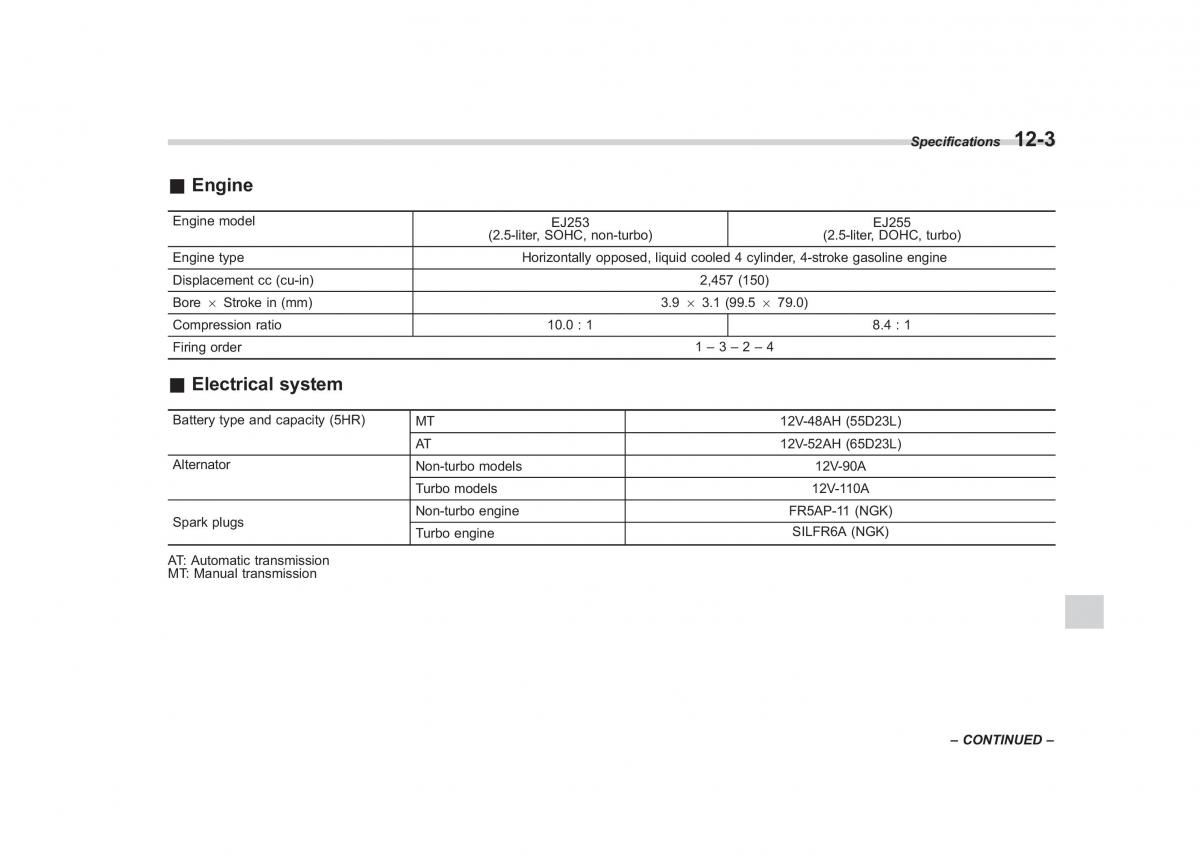 Subaru Forester III 3 owners manual / page 360