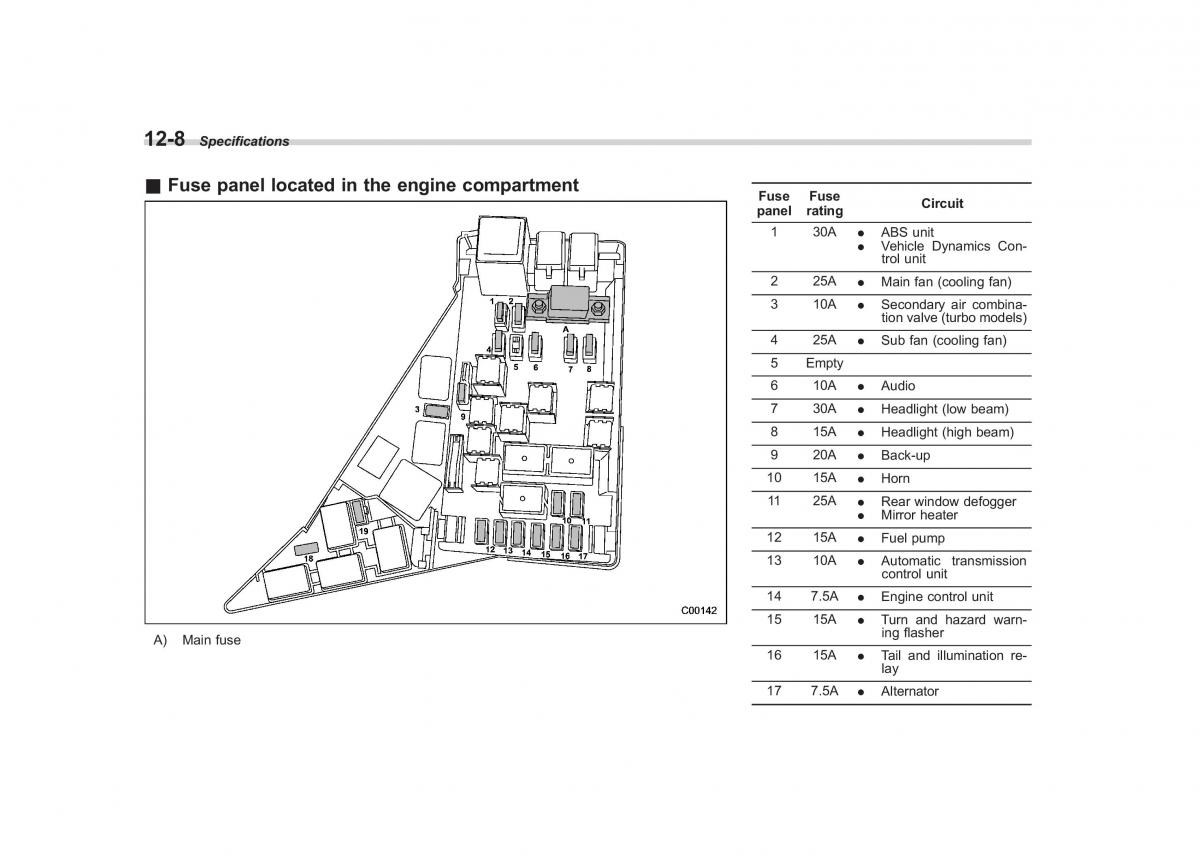 Subaru Forester III 3 owners manual / page 365