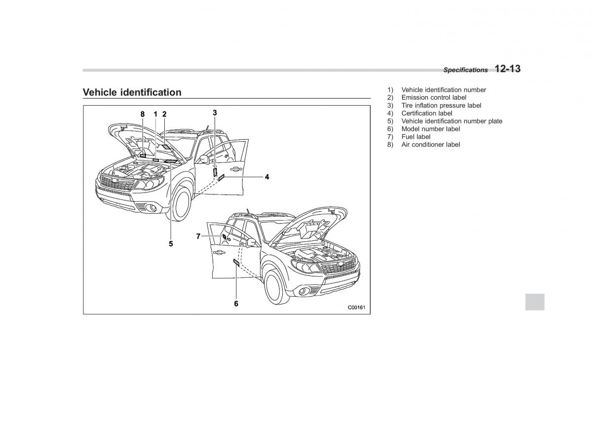 Subaru Forester III 3 owners manual / page 370