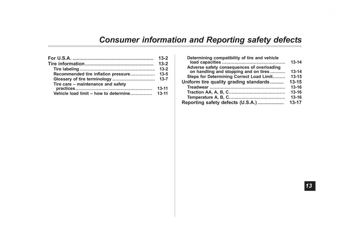 Subaru Forester III 3 owners manual / page 372