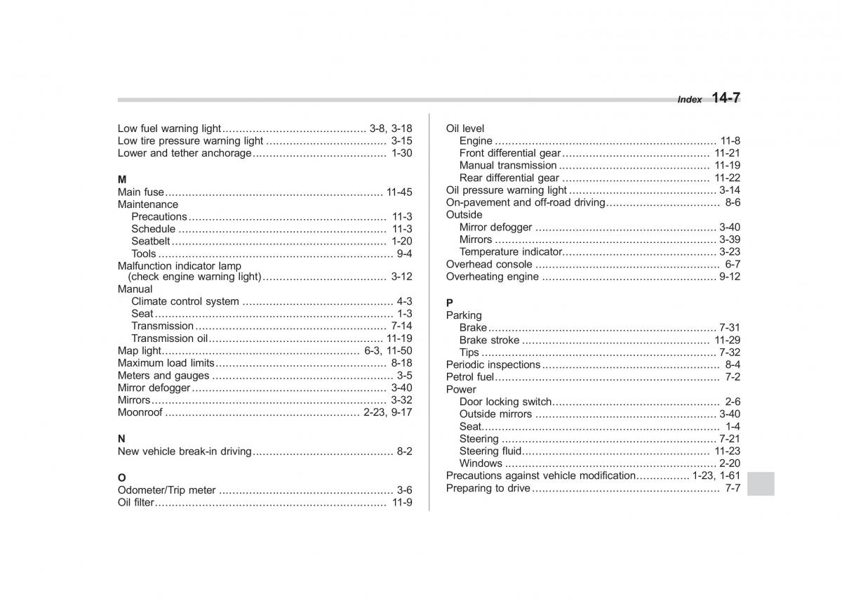 Subaru Forester III 3 owners manual / page 396